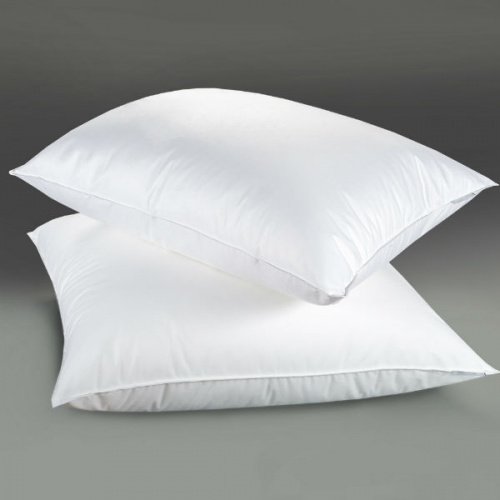 Наперник с кантом тик (100% хлопок) пуходержащий на молнии Арт. Белая гладь