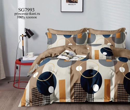 КПБ Поплин на резинке Арт. SG7993