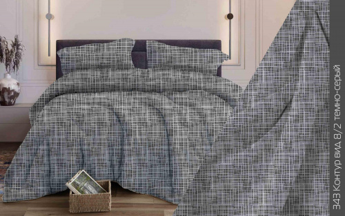 КПБ Бязь Гост Арт. 343-8 контур (пл. 140 г/м)